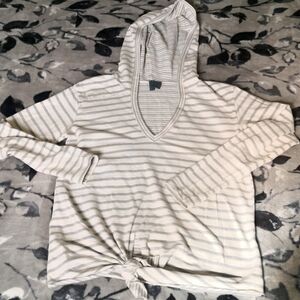 TIE-UP Front Hoodie XS